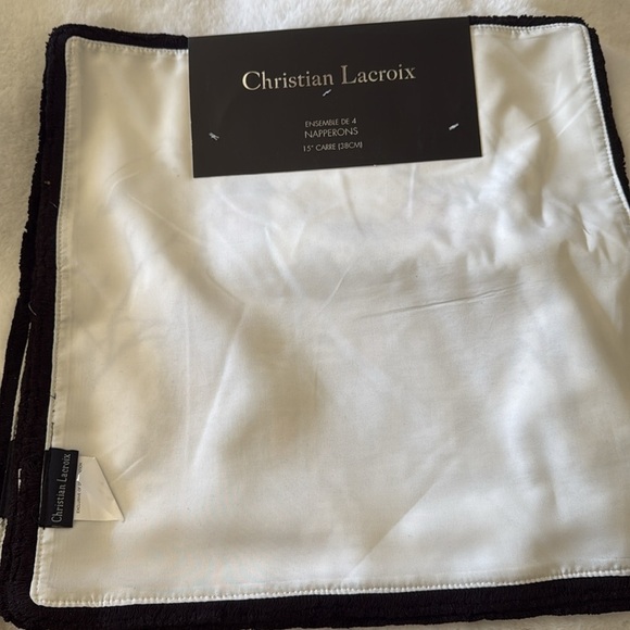 Christian lacroix set of eight placemats so beautiful new with tags - Picture 8 of 9